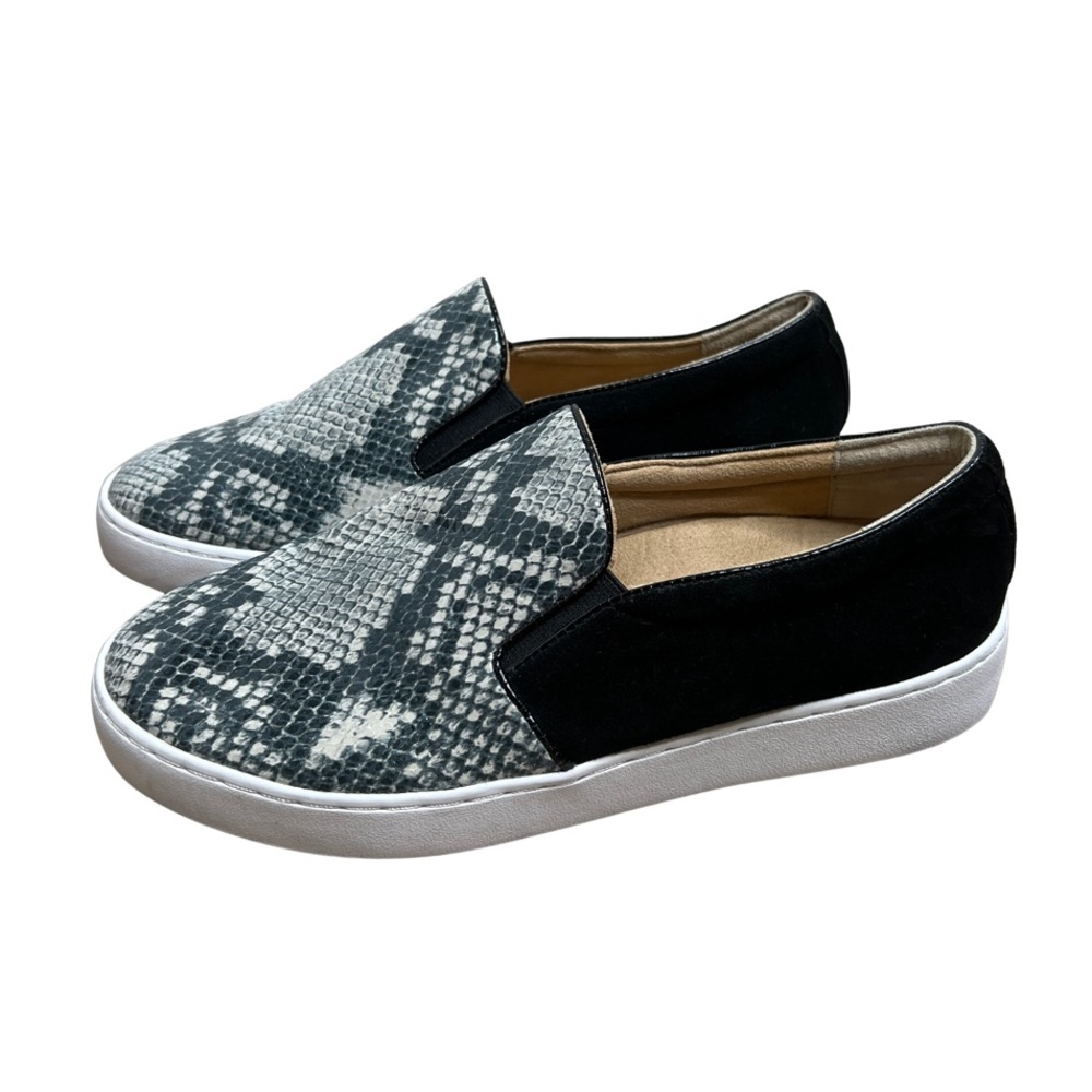 Vionic Splendid Midi Natural Snake Print Slip On Size 7